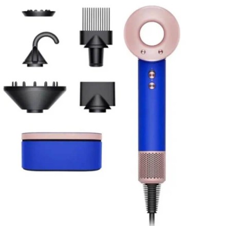 Фен Dyson Supersonic HD07 Blue/Blush синий/розовый (с кейсом)